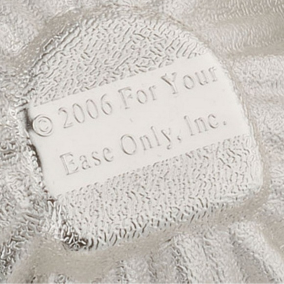 Silver Safekeeper Flower Shape Jewelry Box Greiner - Picture 3 of 5